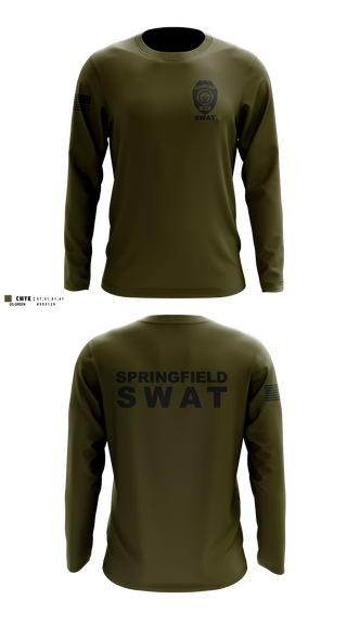 Long Sleeve Performance Shirt, Springfield Ohio SWAT, Police, Teamtime, Team time, sublimation, custom sports apparel, team uniforms, spirit wear, spiritwear, sports uniforms, custom shirts, team store, custom team store, fundraiser sports, apparel fundraiser