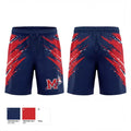 Manalapan Braves 9U Blue 20207398 Athletic Shorts With Pockets - 1