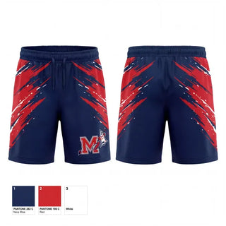 Athletic Shorts With Pockets, Manalapan Braves 9U Blue, Baseball, Teamtime, Team time, sublimation, custom sports apparel, team uniforms, spirit wear, spiritwear, sports uniforms, custom shirts, team store, custom team store, fundraiser sports, apparel fundraiser