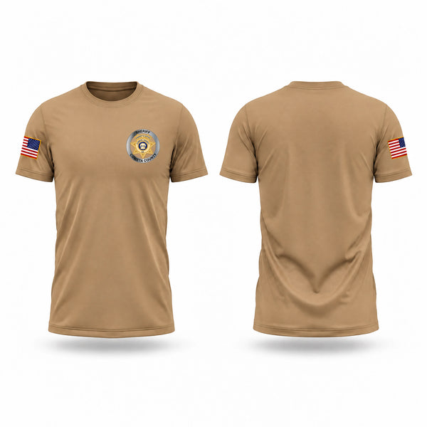 Old School Cotton Feel Shirt, Coweta County Sheriffs Department, Police, Teamtime, Team time, sublimation, custom sports apparel, team uniforms, spirit wear, spiritwear, sports uniforms, custom shirts, team store, custom team store, fundraiser sports, apparel fundraiser