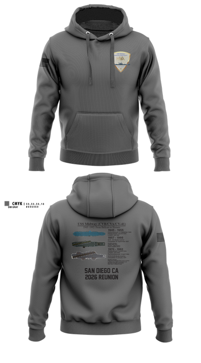 Midway Veterans' Association 36317900 Hoodie - 1