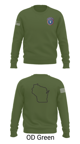 Crew Neck Sweatshirt, Waukesha recruiting station, Army, Teamtime, Team time, sublimation, custom sports apparel, team uniforms, spirit wear, spiritwear, sports uniforms, custom shirts, team store, custom team store, fundraiser sports, apparel fundraiser