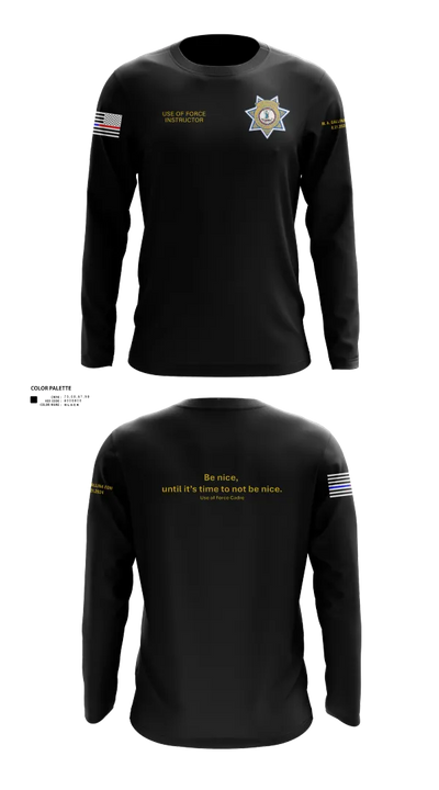 VFMA Use of Force Long Sleeve Performance Shirt 500