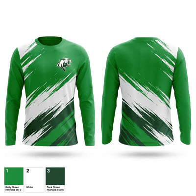 Calhoun Cougars 1 Long Sleeve Performance Shirt - 1