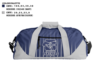 Duffle Bag, Century Panthers Golf, Golf, Teamtime, Team time, sublimation, custom sports apparel, team uniforms, spirit wear, spiritwear, sports uniforms, custom shirts, team store, custom team store, fundraiser sports, apparel fundraiser
