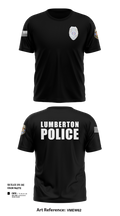 LUMBERTON POLICE 73149623 Short Sleeve Performance Shirt - 101
