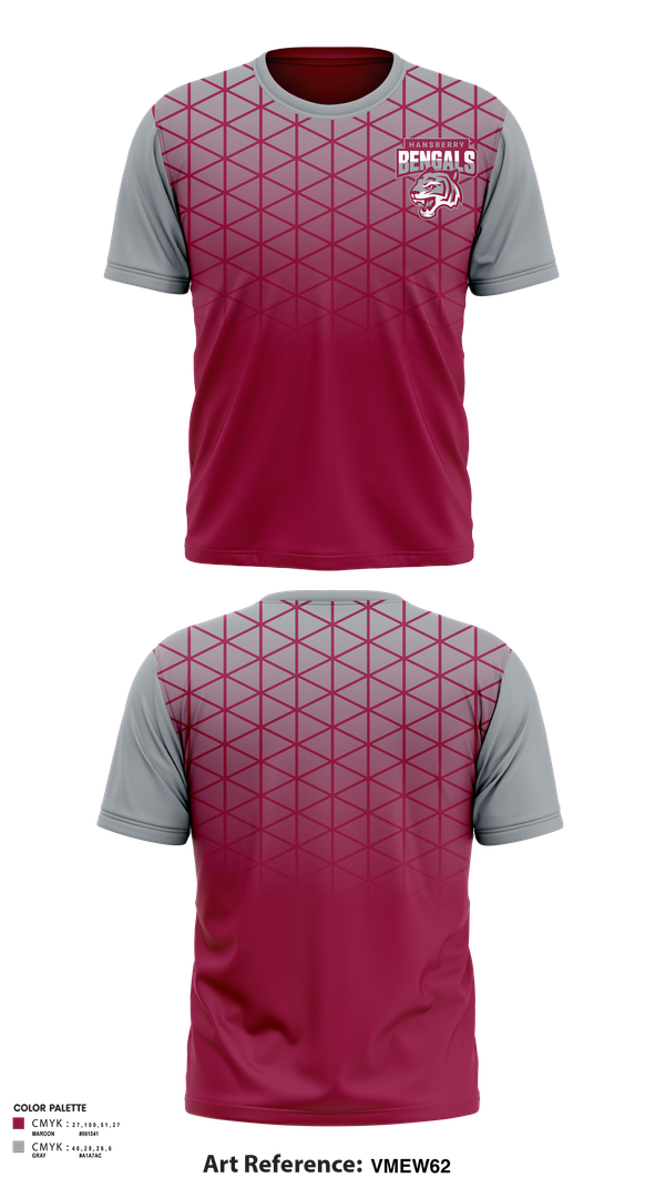 Short Sleeve Performance Shirt, Hansberry College Prep Basketball, Men's Basketball, Teamtime, Team time, sublimation, custom sports apparel, team uniforms, spirit wear, spiritwear, sports uniforms, custom shirts, team store, custom team store, fundraiser sports, apparel fundraiser