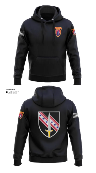 Hoodie, 6/54th SFAB, National Guard, Teamtime, Team time, sublimation, custom sports apparel, team uniforms, spirit wear, spiritwear, sports uniforms, custom shirts, team store, custom team store, fundraiser sports, apparel fundraiser