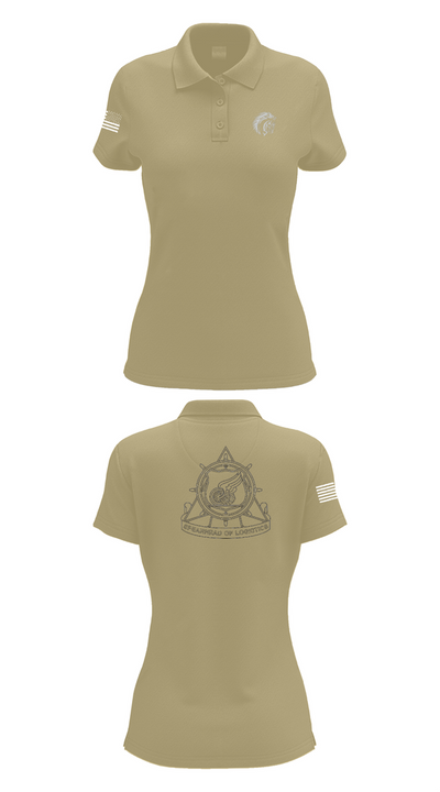 2112th Transportation Company 98320916 Women's Short Sleeve Performance Polo  - 90