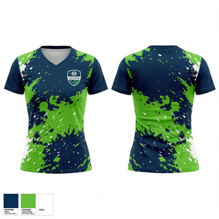 Womens Short Sleeve Vneck Shirt, Oklahoma City Legion, Rugby, Teamtime, Team time, sublimation, custom sports apparel, team uniforms, spirit wear, spiritwear, sports uniforms, custom shirts, team store, custom team store, fundraiser sports, apparel fundraiser
