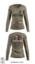 RSS Brocckton 43952195 Women's Long Sleeve V-neck Shirt - 1