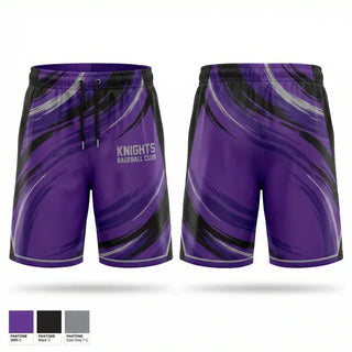 Athletic Shorts With Pockets, Knights Baseball Club, Baseball, Teamtime, Team time, sublimation, custom sports apparel, team uniforms, spirit wear, spiritwear, sports uniforms, custom shirts, team store, custom team store, fundraiser sports, apparel fundraiser