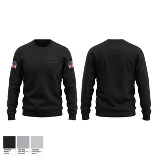 Crew Neck Sweatshirt, Fugitive Operations, Police, Teamtime, Team time, sublimation, custom sports apparel, team uniforms, spirit wear, spiritwear, sports uniforms, custom shirts, team store, custom team store, fundraiser sports, apparel fundraiser