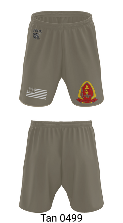 1st Bn 2mar 2nd MarDiv 35824328 Athletic Shorts With Pockets - 69