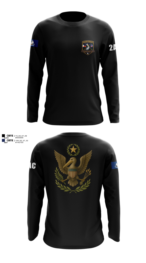 Long Sleeve Performance Shirt, 2nd Area Command (LASG), , Teamtime, Team time, sublimation, custom sports apparel, team uniforms, spirit wear, spiritwear, sports uniforms, custom shirts, team store, custom team store, fundraiser sports, apparel fundraiser