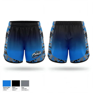 Womens Shorts, CC Chaos, Softball, Teamtime, Team time, sublimation, custom sports apparel, team uniforms, spirit wear, spiritwear, sports uniforms, custom shirts, team store, custom team store, fundraiser sports, apparel fundraiser