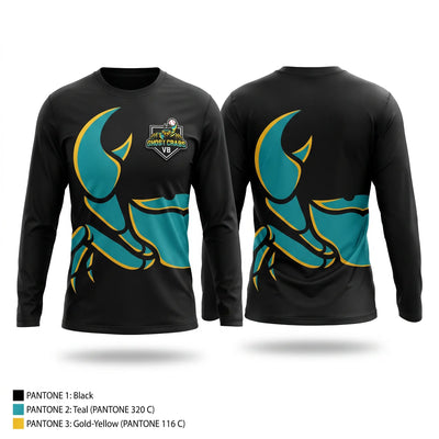 Ghost Crabs Long Sleeve Performance Shirt 1