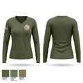 Cooper County Sheriff’s Office Women's Long Sleeve V-neck Shirt - 1