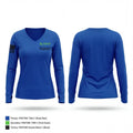 Fort Riley BOSS 18123790 Women's Long Sleeve V-neck Shirt - 1