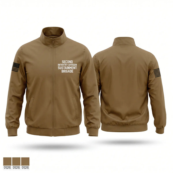 Windbreaker, Second Infantry Division Sustainment Brigade, Army, Teamtime, Team time, sublimation, custom sports apparel, team uniforms, spirit wear, spiritwear, sports uniforms, custom shirts, team store, custom team store, fundraiser sports, apparel fundraiser