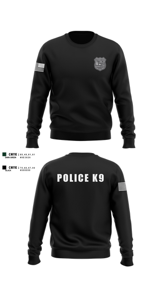 Crew Neck Sweatshirt, Gouldsboro Police, Police, Teamtime, Team time, sublimation, custom sports apparel, team uniforms, spirit wear, spiritwear, sports uniforms, custom shirts, team store, custom team store, fundraiser sports, apparel fundraiser