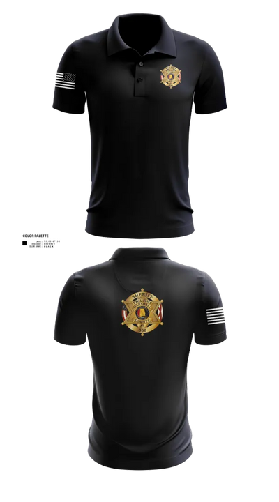 Marshall county sheriffs office 47865193 Short Sleeve Performance Polo - 21