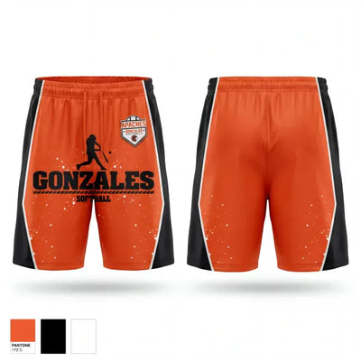 Gonzales High School Softball 86038121 Athletic Shorts With Pockets - 1
