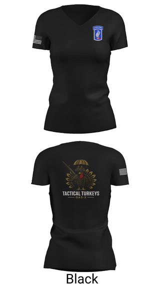 Womens Short Sleeve Vneck Shirt, OAS-X, Army, Teamtime, Team time, sublimation, custom sports apparel, team uniforms, spirit wear, spiritwear, sports uniforms, custom shirts, team store, custom team store, fundraiser sports, apparel fundraiser