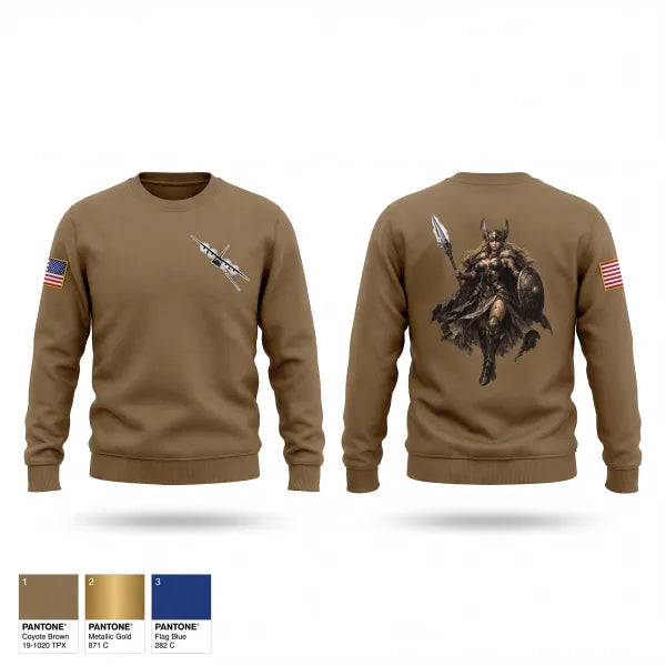 Crew Neck Sweatshirt, 18-5891, Air Force, Teamtime, Team time, sublimation, custom sports apparel, team uniforms, spirit wear, spiritwear, sports uniforms, custom shirts, team store, custom team store, fundraiser sports, apparel fundraiser