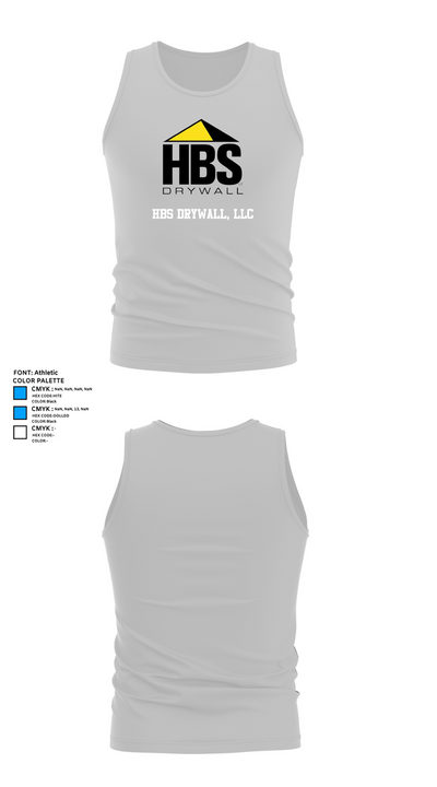 HBS Drywall, LLC 25594205 Tank Top - 13
