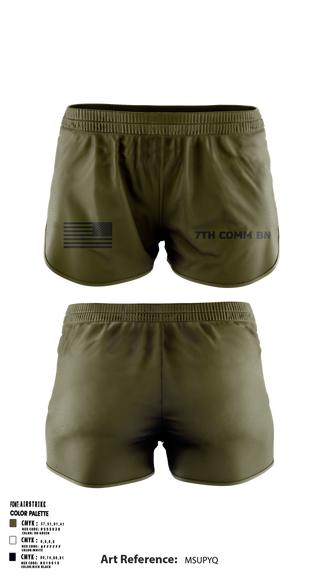 Ranger Panties, 7th COMM BN, , Teamtime, Team time, sublimation, custom sports apparel, team uniforms, spirit wear, spiritwear, sports uniforms, custom shirts, team store, custom team store, fundraiser sports, apparel fundraiser