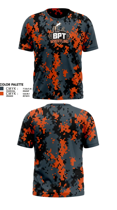 BPT Wrestling 50112893 Short Sleeve Performance Shirt - 5