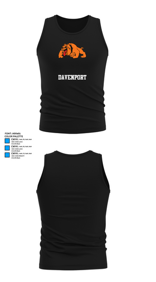 Tank Top, Davenport, Cross Country, Teamtime, Team time, sublimation, custom sports apparel, team uniforms, spirit wear, spiritwear, sports uniforms, custom shirts, team store, custom team store, fundraiser sports, apparel fundraiser
