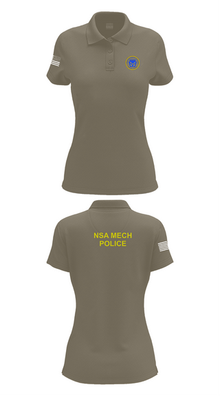 Womens Short Sleeve Performance Polo, NSA Mechanicsburg, , Teamtime, Team time, sublimation, custom sports apparel, team uniforms, spirit wear, spiritwear, sports uniforms, custom shirts, team store, custom team store, fundraiser sports, apparel fundraiser