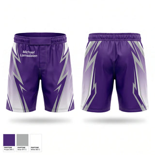 Fight Shorts, Michael Lomsdalen, Wrestling, Teamtime, Team time, sublimation, custom sports apparel, team uniforms, spirit wear, spiritwear, sports uniforms, custom shirts, team store, custom team store, fundraiser sports, apparel fundraiser