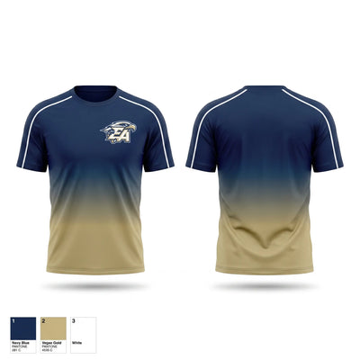 Everett Alvarez Eagles 10380799 Short Sleeve Performance Shirt - 1