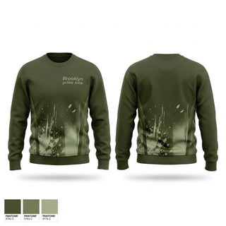 Crew Neck Sweatshirt, Brooklyn prime time, Men's Basketball, Teamtime, Team time, sublimation, custom sports apparel, team uniforms, spirit wear, spiritwear, sports uniforms, custom shirts, team store, custom team store, fundraiser sports, apparel fundraiser