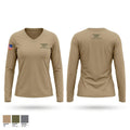 1450th Transportation Company Women's Long Sleeve V-neck Shirt - 1