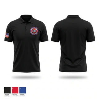 Short Sleeve Performance Polo, Merino Volunteer Fire Department, Fire Department, Teamtime, Team time, sublimation, custom sports apparel, team uniforms, spirit wear, spiritwear, sports uniforms, custom shirts, team store, custom team store, fundraiser sports, apparel fundraiser