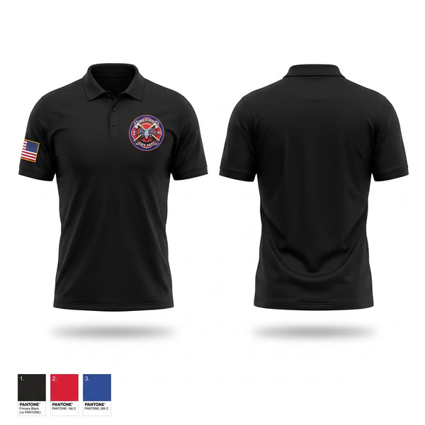 Short Sleeve Performance Polo, Merino Volunteer Fire Department, Fire Department, Teamtime, Team time, sublimation, custom sports apparel, team uniforms, spirit wear, spiritwear, sports uniforms, custom shirts, team store, custom team store, fundraiser sports, apparel fundraiser