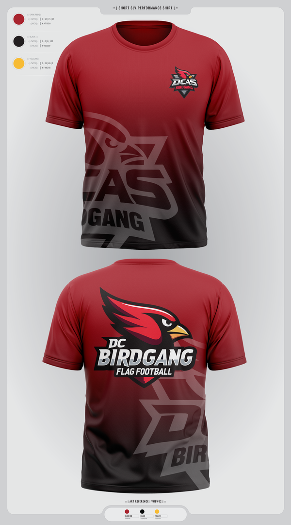 Old School Cotton Feel Shirt, Derby City Birdgang, , Teamtime, Team time, sublimation, custom sports apparel, team uniforms, spirit wear, spiritwear, sports uniforms, custom shirts, team store, custom team store, fundraiser sports, apparel fundraiser