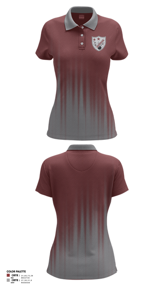 Womens Short Sleeve Performance Polo, Sheridan High School Bowling, Bowling, Teamtime, Team time, sublimation, custom sports apparel, team uniforms, spirit wear, spiritwear, sports uniforms, custom shirts, team store, custom team store, fundraiser sports, apparel fundraiser