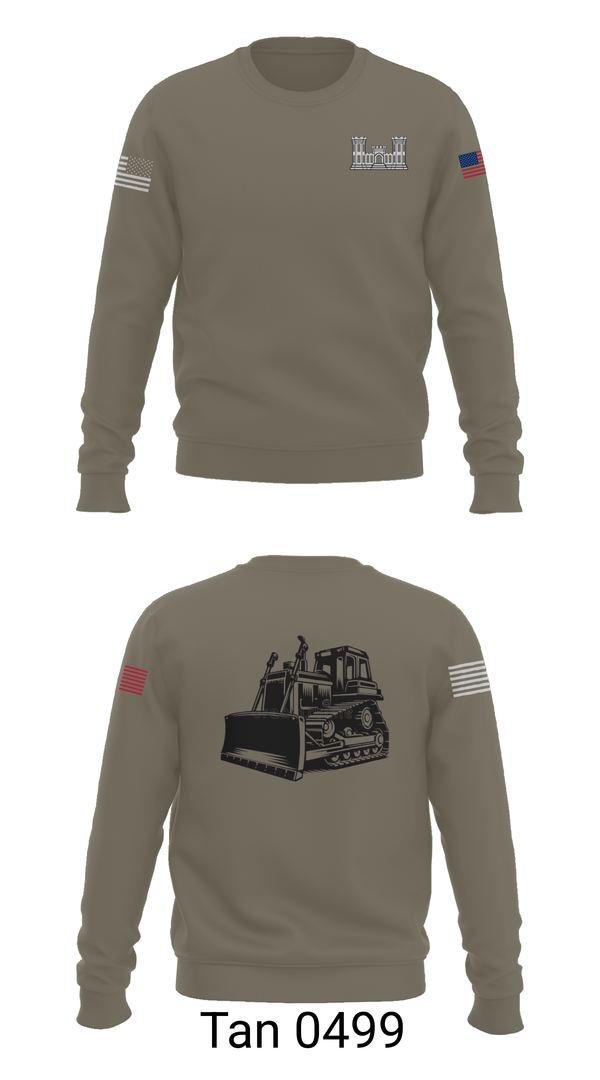 Crew Neck Sweatshirt, A co 229th Heavy, , Teamtime, Team time, sublimation, custom sports apparel, team uniforms, spirit wear, spiritwear, sports uniforms, custom shirts, team store, custom team store, fundraiser sports, apparel fundraiser