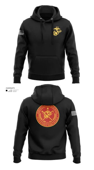 Hoodie, MCRD Parris Island Protocol Office, Marines, Teamtime, Team time, sublimation, custom sports apparel, team uniforms, spirit wear, spiritwear, sports uniforms, custom shirts, team store, custom team store, fundraiser sports, apparel fundraiser