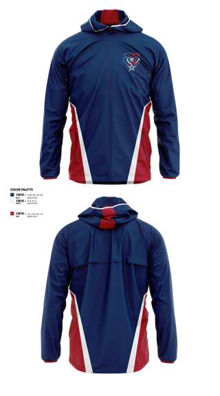 Windbreaker, ALA Patriots, , Teamtime, Team time, sublimation, custom sports apparel, team uniforms, spirit wear, spiritwear, sports uniforms, custom shirts, team store, custom team store, fundraiser sports, apparel fundraiser