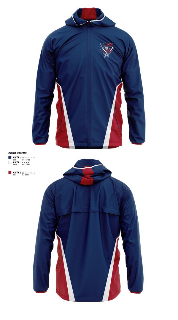 Windbreaker, ALA Patriots, , Teamtime, Team time, sublimation, custom sports apparel, team uniforms, spirit wear, spiritwear, sports uniforms, custom shirts, team store, custom team store, fundraiser sports, apparel fundraiser