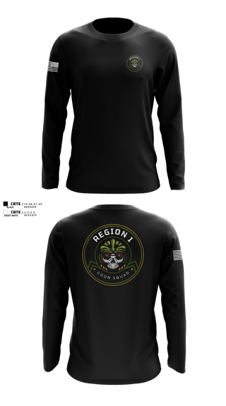 Long Sleeve Performance Shirt, 18 SFS FLY AWAY SECURITY, Air Force, Teamtime, Team time, sublimation, custom sports apparel, team uniforms, spirit wear, spiritwear, sports uniforms, custom shirts, team store, custom team store, fundraiser sports, apparel fundraiser
