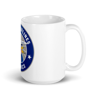 482FW 16916372 White Glossy Mug - Medium
