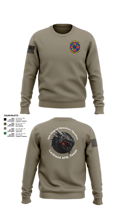 59th Surgical Operations Squadron 37744422 Crew Neck Sweatshirt - 113