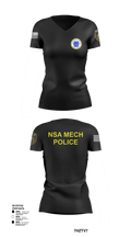 NSA Mechanicsburg 84971329 Women's Short Sleeve V-neck Shirt - 101